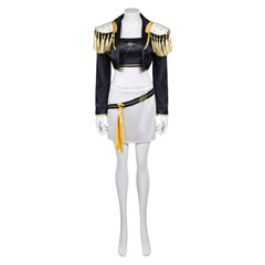 KPop Demon Hunters (2025) Mila Golden Black White Set Outfits Cosplay Costume