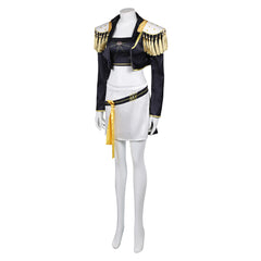 KPop Demon Hunters (2025) Mila Golden Black White Set Outfits Cosplay Costume