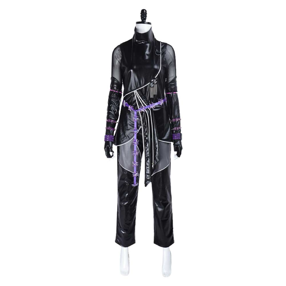 KPop Demon Hunters (2025) Mira Black Jumpsuit Set Outfits Cosplay Costume