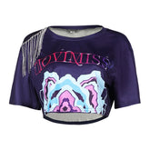 KPop Demon Hunters (2025) Mira Blue Shirt Crop Top Cosplay Costume