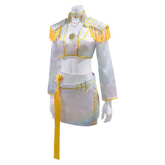 KPop Demon Hunters (2025) Mira What It Sounds Like White Outfits Cosplay Costume