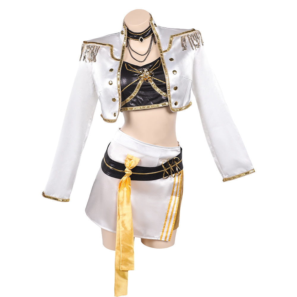 KPop Demon Hunters (2025) Mira White Jacket Set Outfits Cosplay Costume
