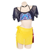 KPop Demon Hunters (2025) Mira Yellow Swimsuit Set Outfits Cosplay Costume - Original