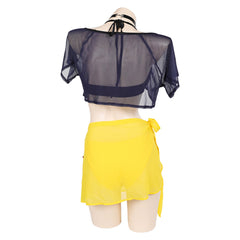 KPop Demon Hunters (2025) Mira Yellow Swimsuit Set Outfits Cosplay Costume - Original