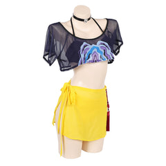 KPop Demon Hunters (2025) Mira Yellow Swimsuit Set Outfits Cosplay Costume - Original