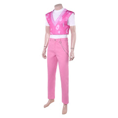 KPop Demon Hunters (2025) Mystery Saja Pink Set Outfits Cosplay Costume