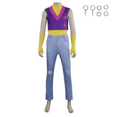 Mystery Purple Top Trousers Set Outfits Cosplay Costume