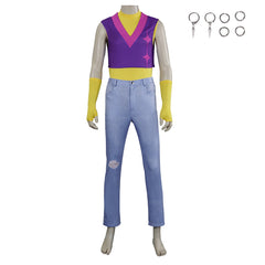 Mystery Purple Top Trousers Set Outfits Cosplay Costume