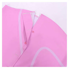 KPop Demon Hunters (2025) Romance Saja Pink Shirt Vest Necklace Set Cosplay Costume