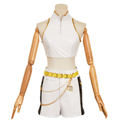 KPop Demon Hunters (2025) Rumi Black White Shorts Set Outfits Cosplay Costume