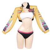 KPop Demon Hunters (2025) Rumi Sexy Lingerie Yellow Set Outfits Cosplay Costume