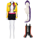 KPop Demon Hunters (2025) Rumi Yellow Black Set Outfits Cosplay Costume