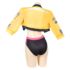 KPop Demon Hunters (2025) Rumi Yellow Swimsuit Set Outfits Cosplay Costume - Original