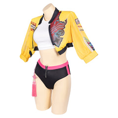 KPop Demon Hunters (2025) Rumi Yellow Swimsuit Set Outfits Cosplay Costume - Original