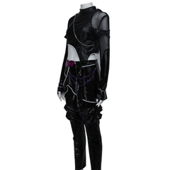 KPop Demon Hunters (2025) Zoey Black Set Outfits Cosplay Costume