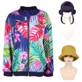 KPop Demon Hunters (2025) Zoey Printed Baseball Jacket Outfits Cosplay Costume