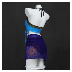 KPop Demon Hunters (2025) Zoey Swimsuit Blue Set Outfits Cosplay Costume