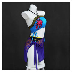 KPop Demon Hunters (2025) Zoey Swimsuit Blue Set Outfits Cosplay Costume