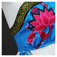 KPop Demon Hunters (2025) Zoey Swimsuit Blue Set Outfits Cosplay Costume