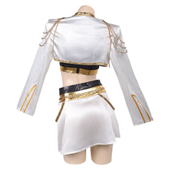 KPop Demon Hunters (2025) Zoey White Jacket Set Outfits Cosplay Costume