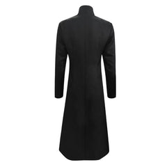 Kujo Jotaro Black Coat Jacket Outfits Cosplay Costume Halloween Carnival Party Suit