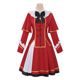 Kunon The Sorcerer Can See (2026) Mirika Huglia Red Skirt Set Outfits Cosplay Costume