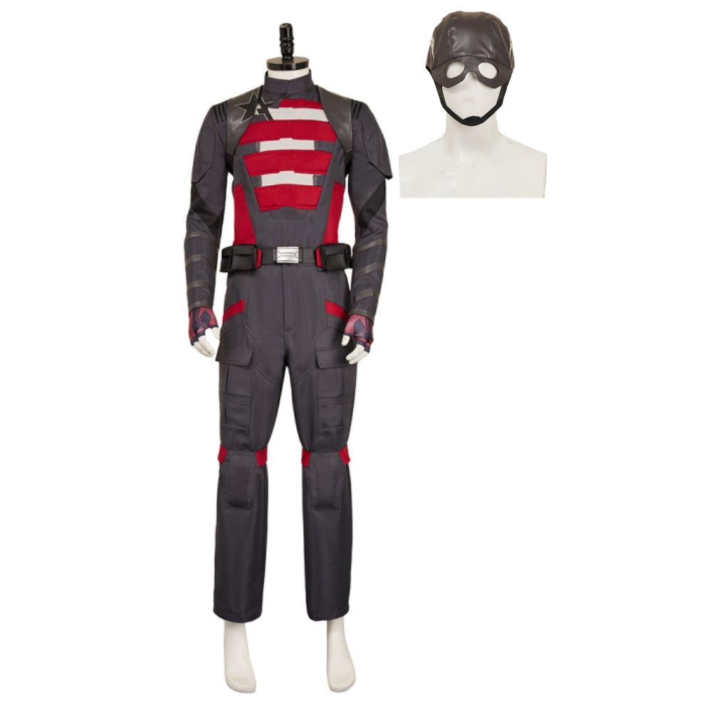 Thunderbolts (2025) John Walker Black Red Set Outfits Cosplay Costume