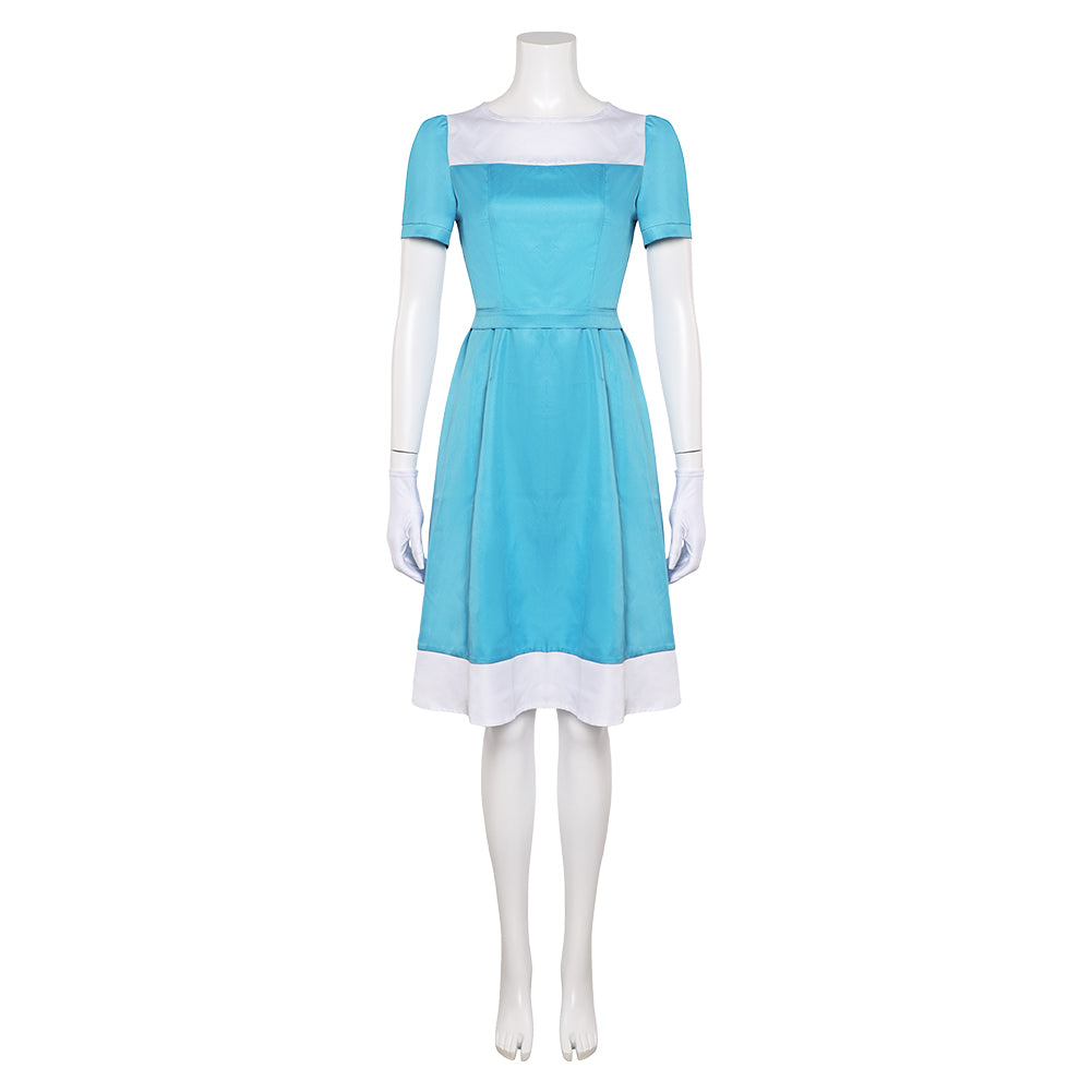 L'Illusionniste The Illusionist Alice Blue Dress Set Outfits Cosplay Costume