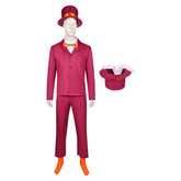 L'Illusionniste The Illusionist Red Suit Set Wit Rabbit Outfits Cosplay Costume