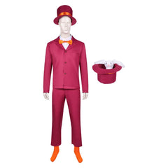 L'Illusionniste The Illusionist Red Suit Set Wit Rabbit Outfits Cosplay Costume