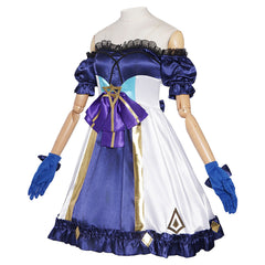 League Of Legends Gwen Blue White Lolita Dress Set Outfits Cosplay Costume