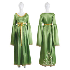 Leia Organa Wedding Green Dress Set Outfits Cosplay Costume Carnival Suit