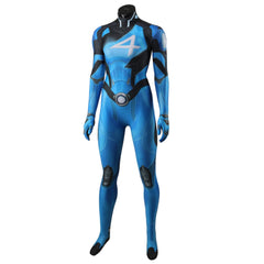 Mv Rivals (2025) Invisible Woman First Family Blue Black Jumpsuit Outfits Cosplay Costume