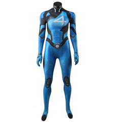 Mv Rivals (2025) Invisible Woman First Family Blue Black Jumpsuit Outfits Cosplay Costume