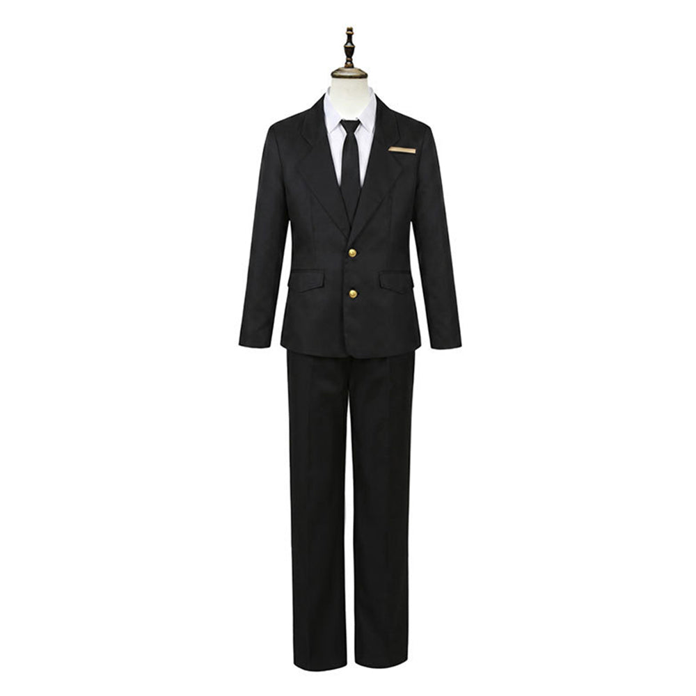 Limbus Company Rien Black Suit Set Outfits Cosplay Costume