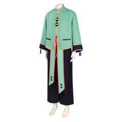 Link Click A Yuan Green Black Set Outfits Cosplay Costume