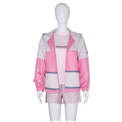 Link Click Li Tianxi Pink Jacket Set Outfits Cosplay Costume Halloween Suit