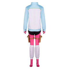 Living With An Otaku NEET Kunoichi (2025) Shizuri Ideura Blue Pink Outfits Cosplay Costume