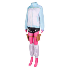 Living With An Otaku NEET Kunoichi (2025) Shizuri Ideura Blue Pink Outfits Cosplay Costume