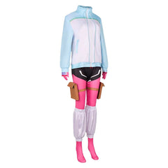 Living With An Otaku NEET Kunoichi (2025) Shizuri Ideura Blue Pink Outfits Cosplay Costume