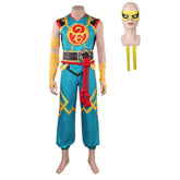 Mv Rivals (2025) Iron Fist Blue Green Set Outfits Cosplay Costume