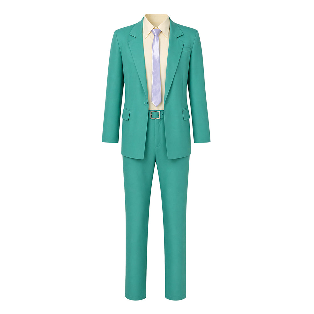 Loid Forger Extra Mission Green Yellow Suit Set Outfits Cosplay Costume
