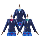 LoveLive Muse μ's Honoka Kotori Nico Blue Jacket School Uniform Set Outfits Cosplay Costume
