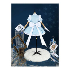LoveLive TCG Muse μ's Blue White Alice Dress Set Outfits Cosplay Costume
