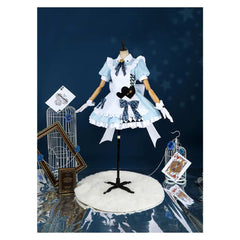 LoveLive TCG Muse μ's Blue White Alice Dress Set Outfits Cosplay Costume