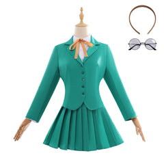 Magic Knight Rayearth (2026) Fuu Hououji Green School Uniform Set Outfits Cosplay Costume
