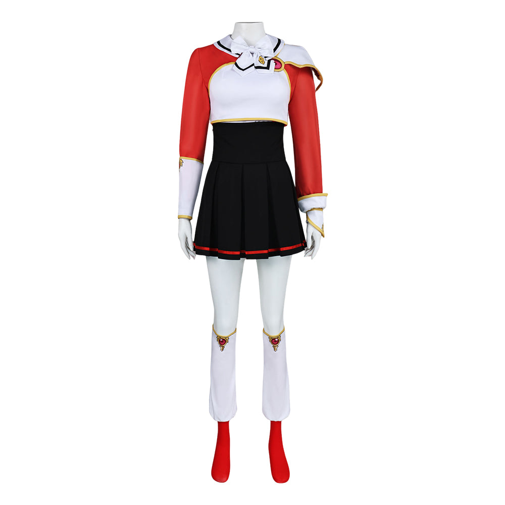 Magic Knight Rayearth (2026) Hikaru Shidou Red Black Skirt Set Outfits Cosplay Costume