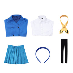 Magic Knight Rayearth (2026) Umi Ryuuzaki Blue School Uniform Set Outfits Cosplay Costume