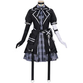 Magical Girl Witch Trials (2025) Kurobe Nanoka Black Plaid Dress Set Outfits Cosplay Costume