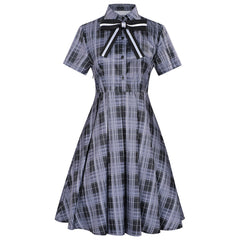 Magical Girl Witch Trials (2025) Kurobe Nanoka Black Plaid Dress Set Outfits Cosplay Costume